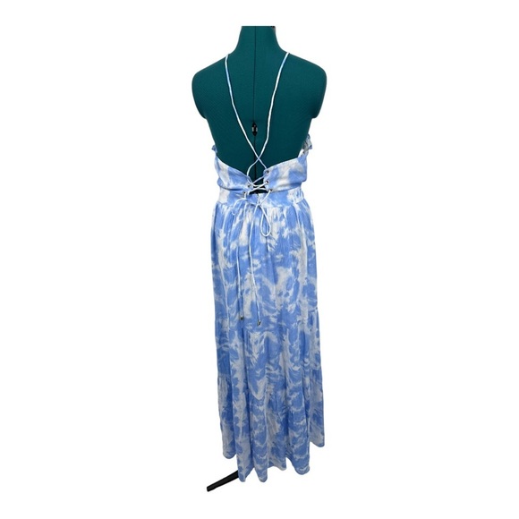Alexia Admor Kira Ruffled Halter Neck Maxi Dress NWT - Picture 5 of 8